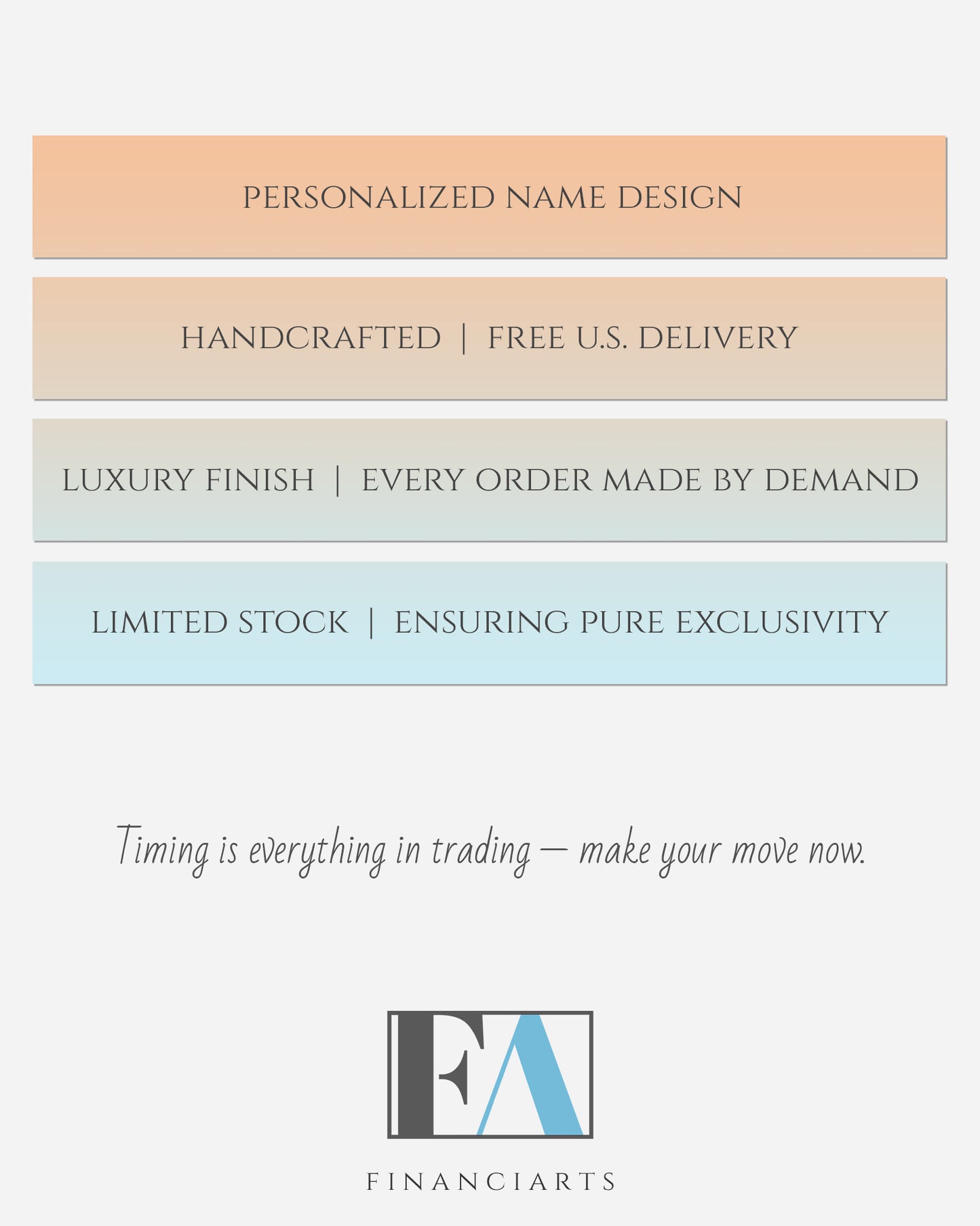 Trading wall clock with personalized market decor design