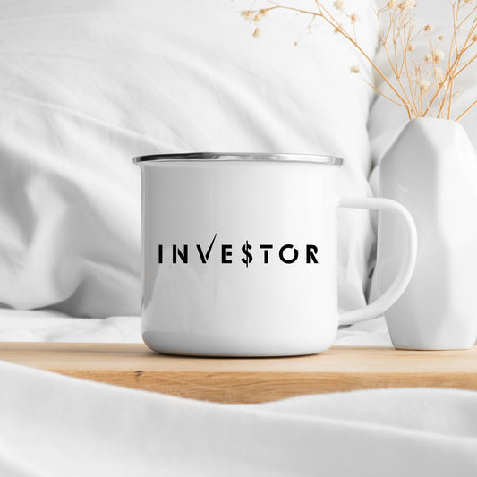 Refined stainless steel mug for cryptocurrency and stock investors