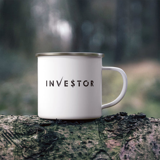 Elegant trading desk with coffee cup for financial pros