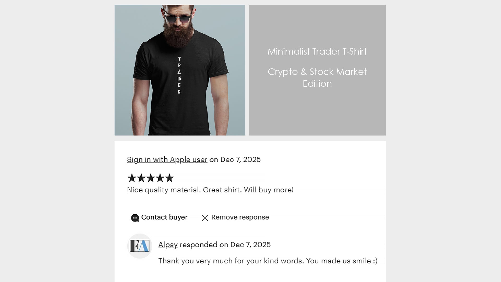5-star reviewed modern trading concept unisex t-shirt designed for traders and investors with a clean and stylish look. This minimalist investor t-shirt suits both men and women and is ideal for daily wear, trading sessions, and modern finance-focused outfits.